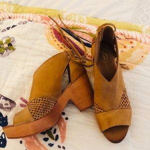Free People Platform Clogs, used condition.